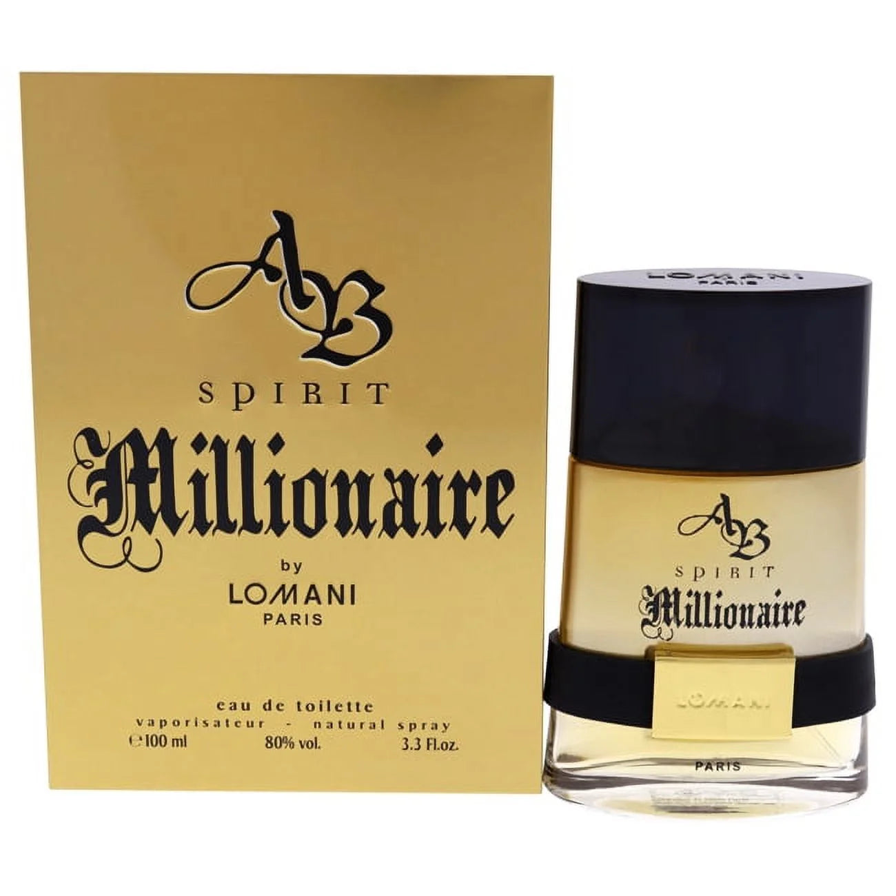 Spirit Millionaire by lomani Eau de Toilette. Cologne for Men. 100 ml
